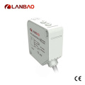 LANBAO NPN+PNP IP67 Plastic Square Photoelectric Sensor for Packaging Industry